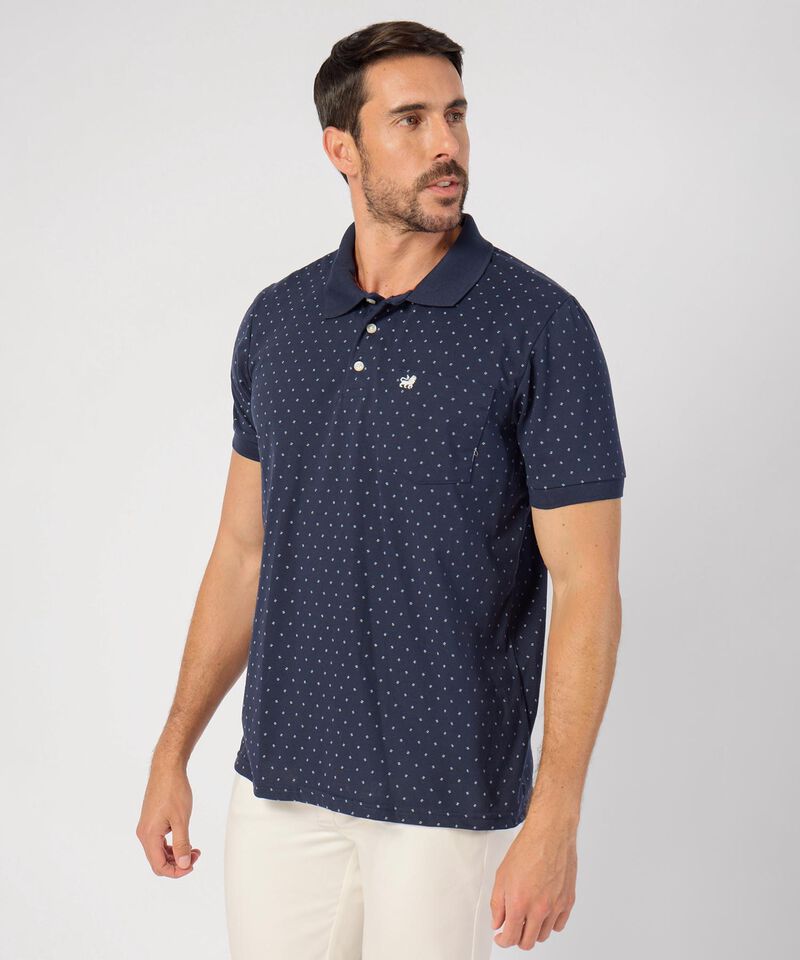 Polo Tejida Estampada