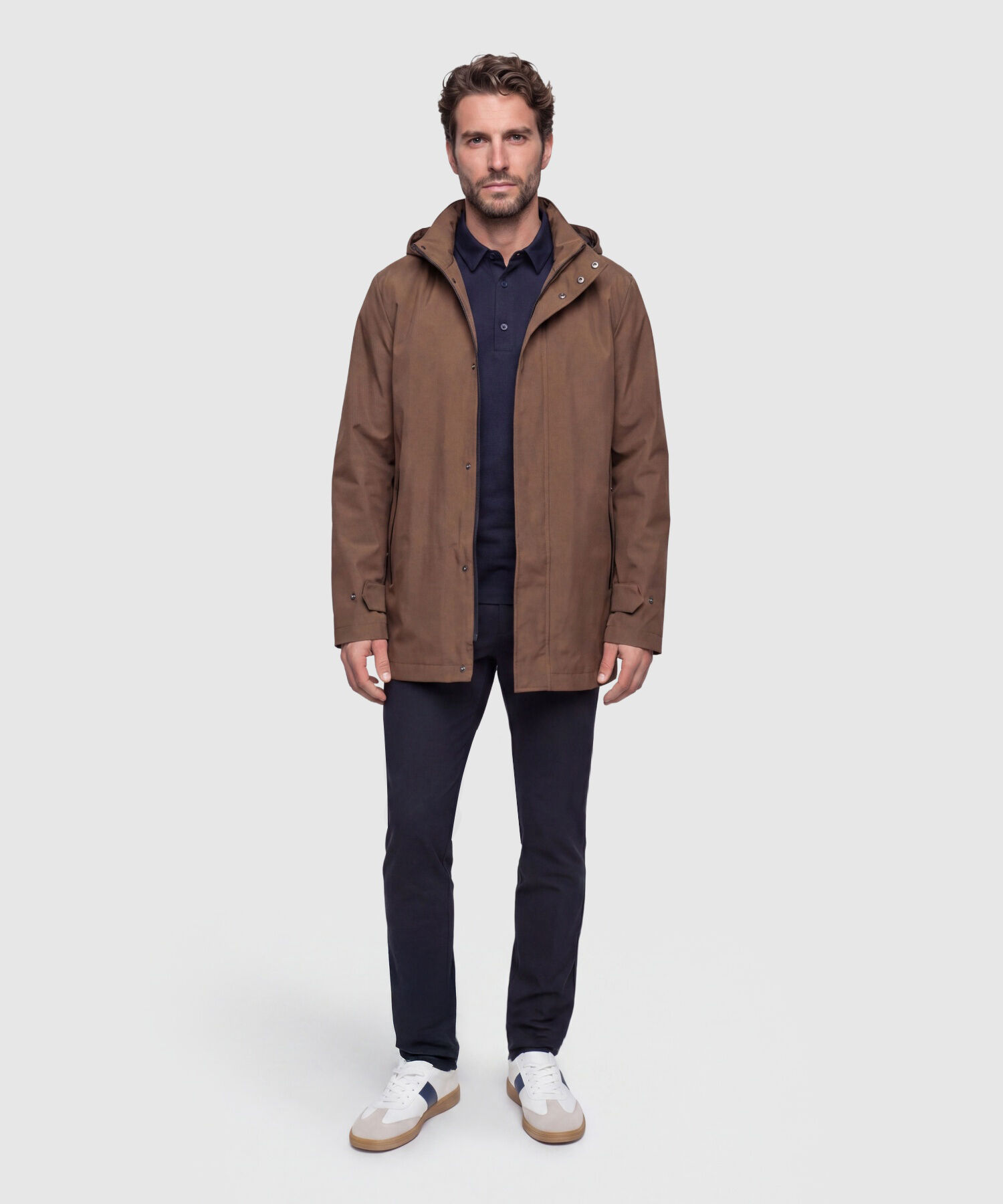 Polo Unicolor Regular Para Hombre