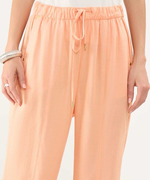 Pantalón en Efecto Lino