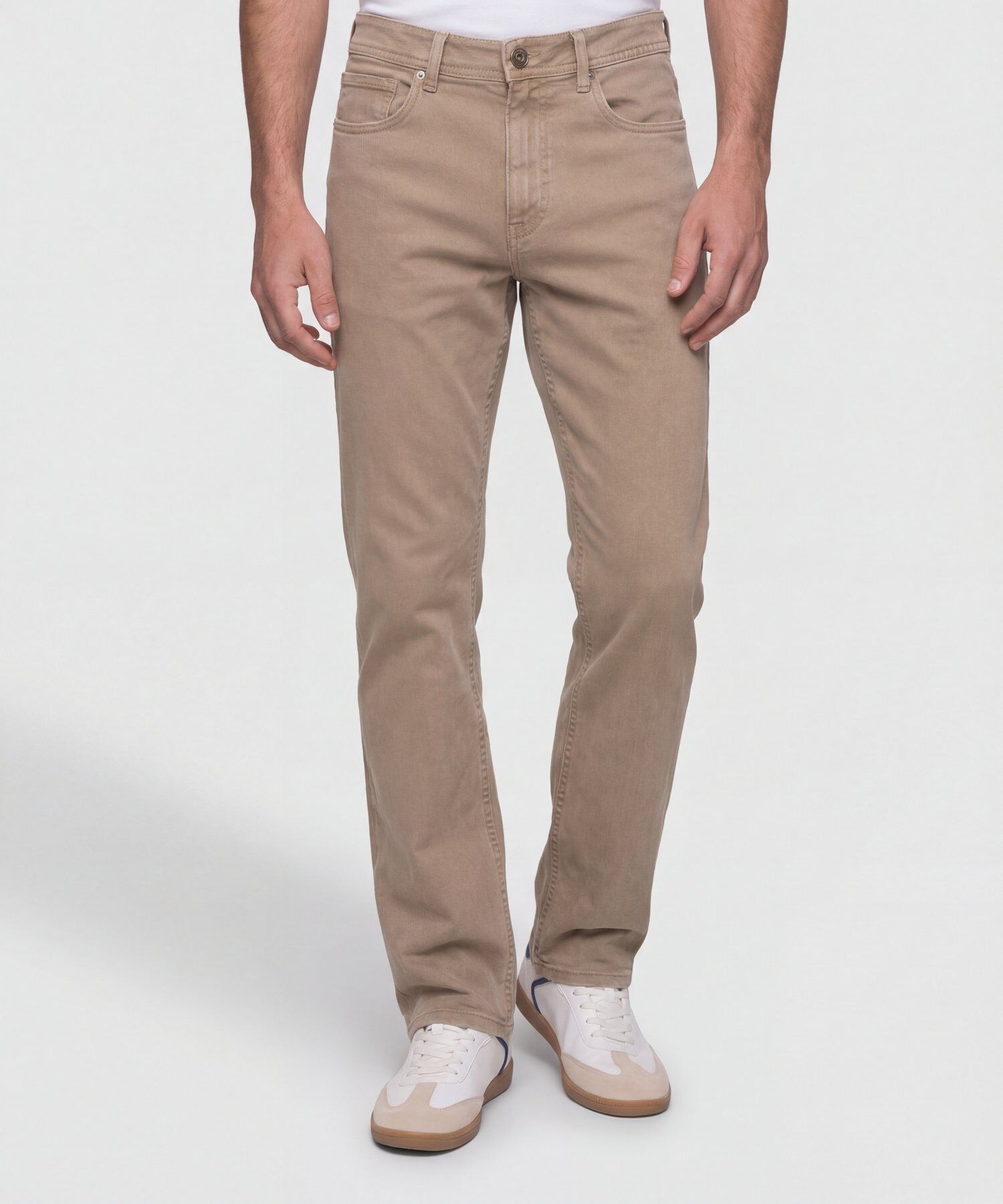 Jeans Hombre Regular Fit con Cinco Bolsillos