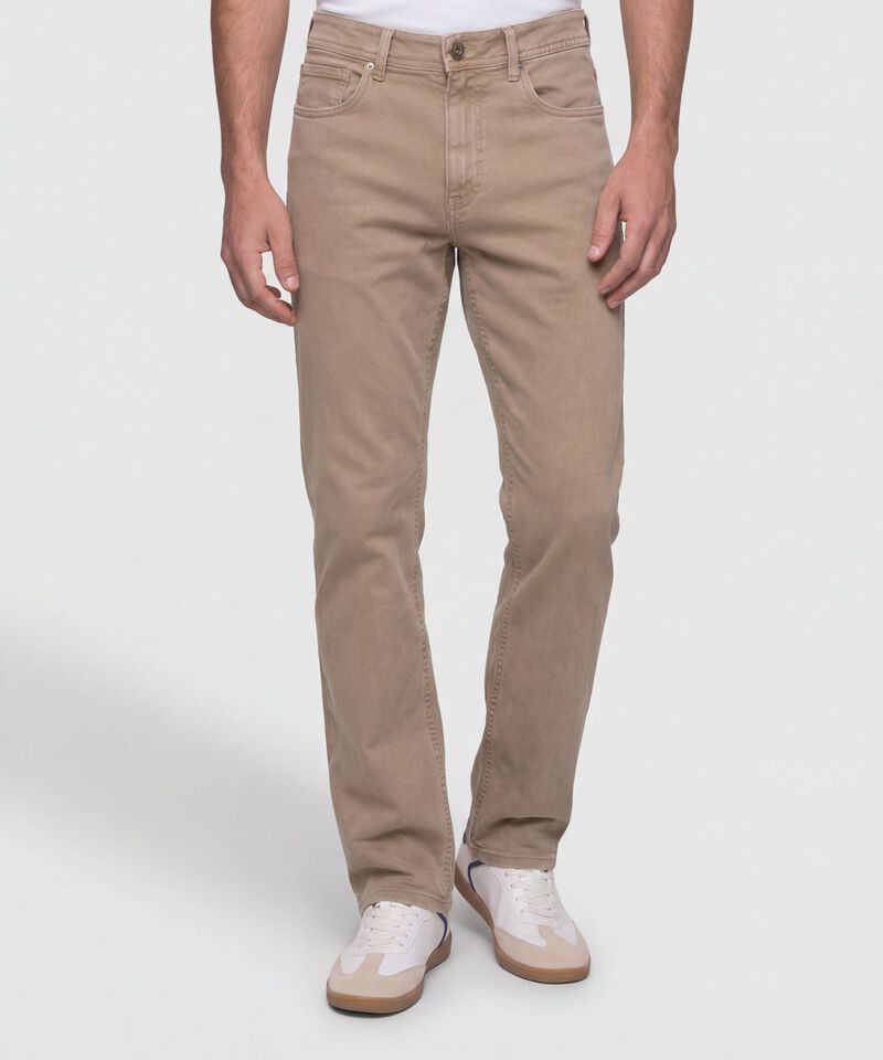 Jeans Hombre Regular Fit con Cinco Bolsillos