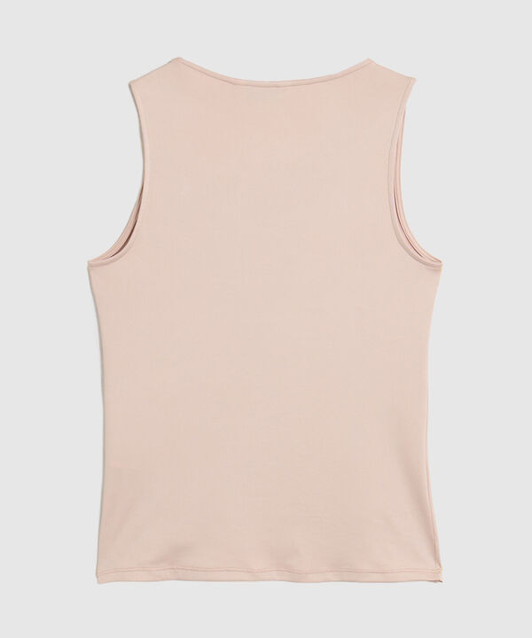 Camiseta Manga Sisa Con Detalle Met&aacute;lico Mujer