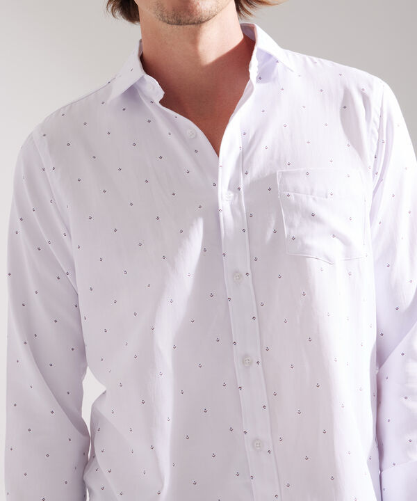 Camisa Manga Larga Estampada