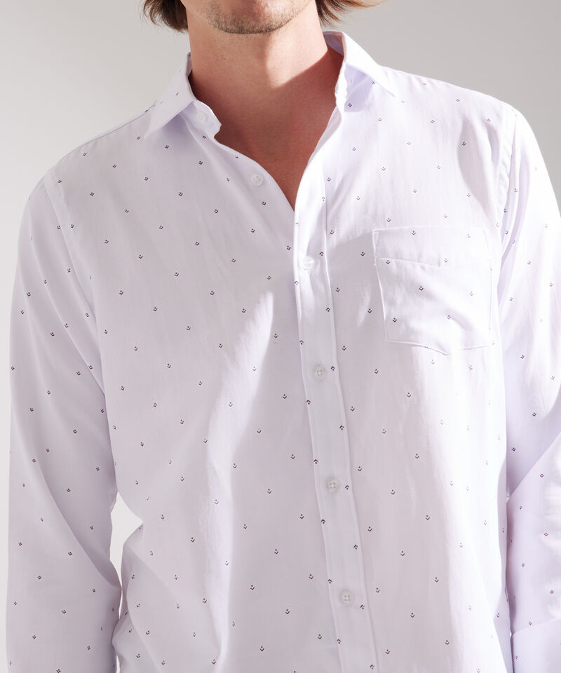 Camisa Manga Larga Estampada