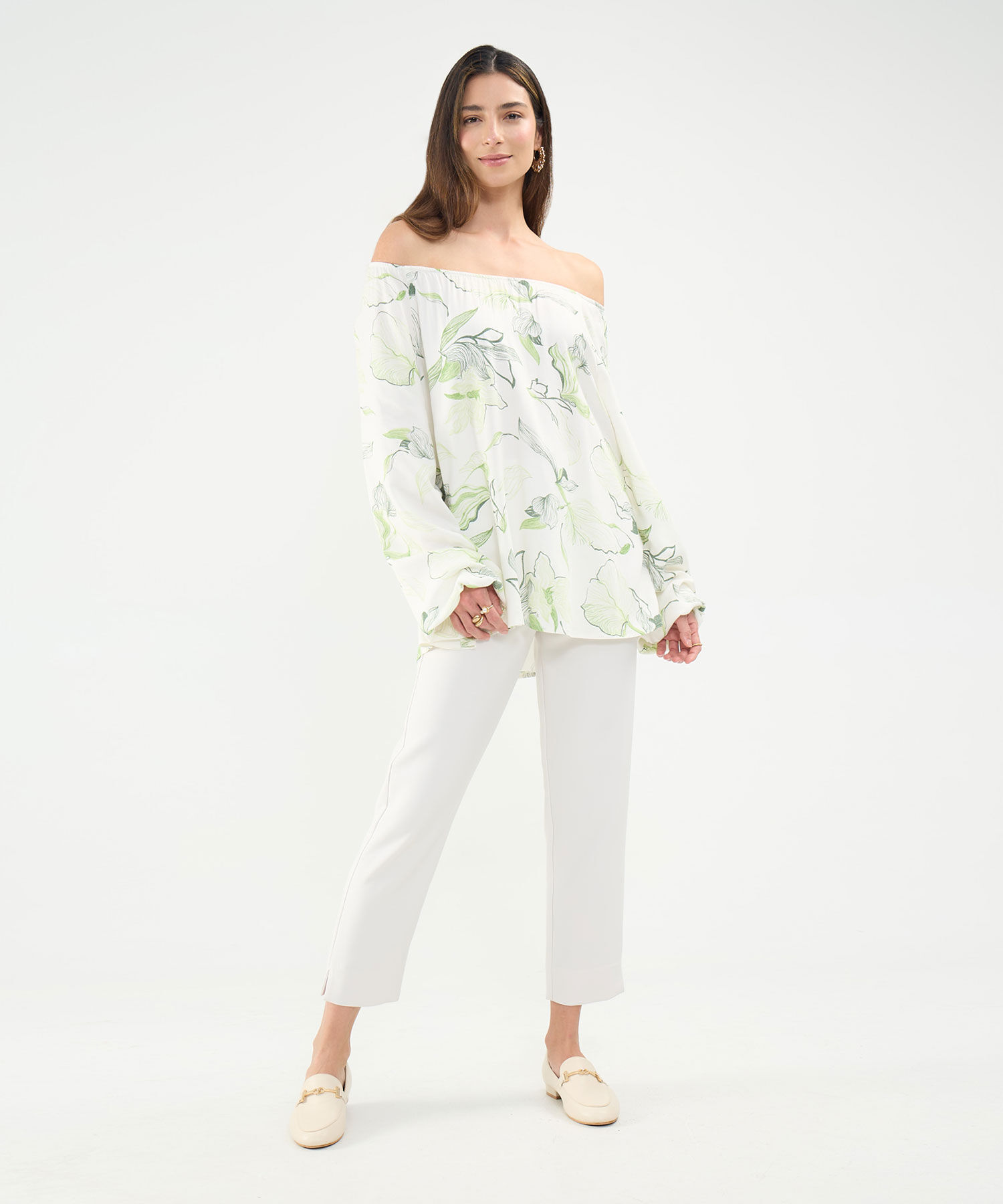 Blusa Estampado Botánico