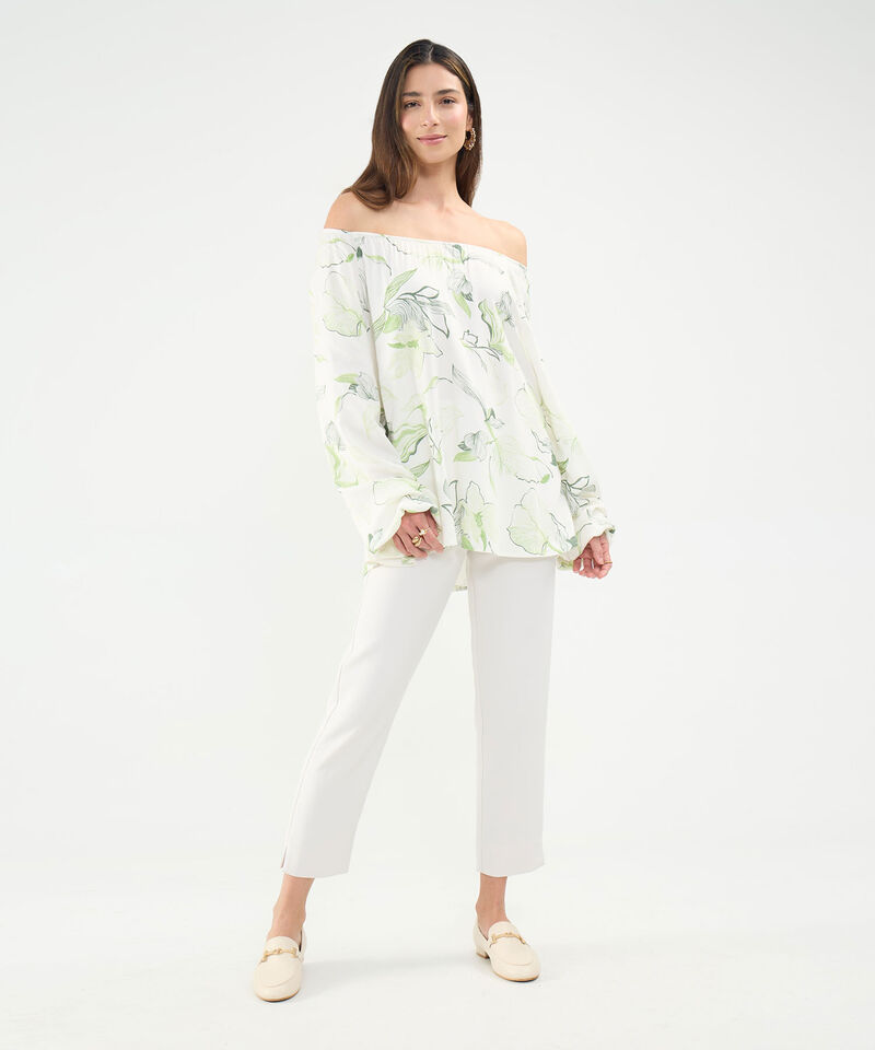 Blusa Estampado Botánico