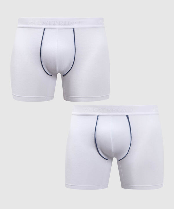 Boxer Para Hombre Con Detalles En Contraste En Algodón 
