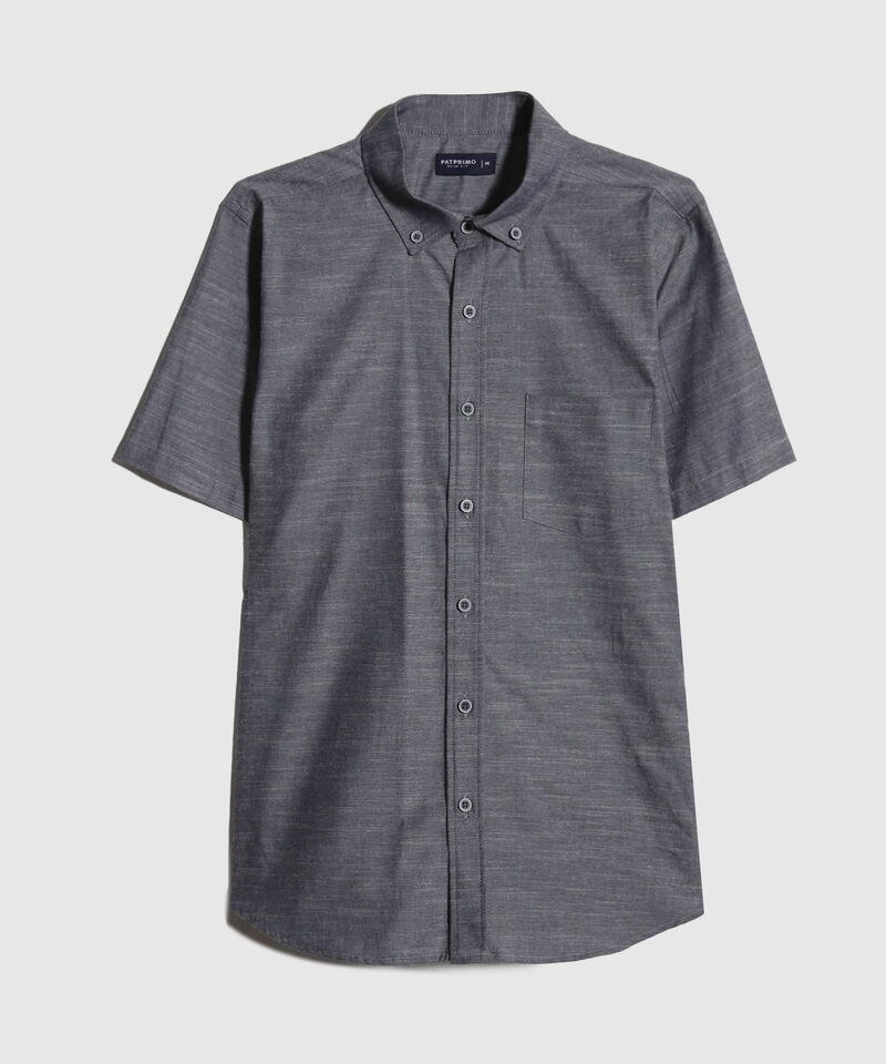 Camisa en Efecto Rústico