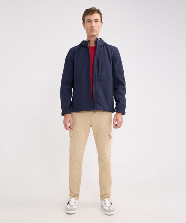 Chaqueta Manga Larga Con Capota