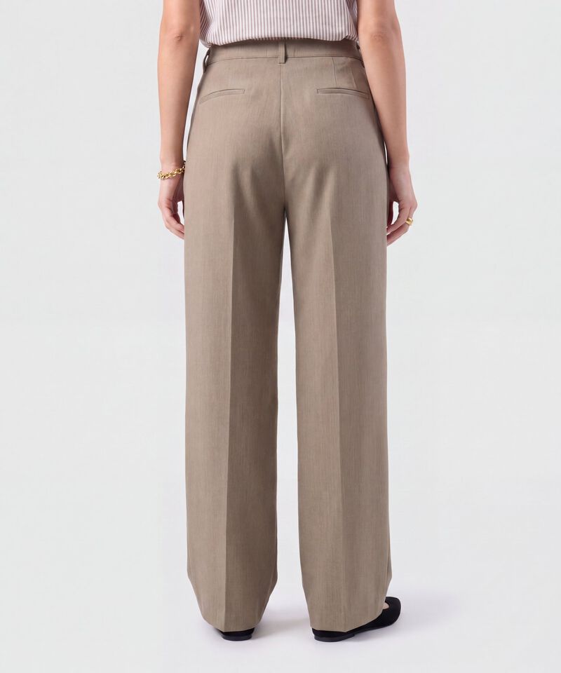 Pantal&oacute;n Sastrero con Pliegues Mujer