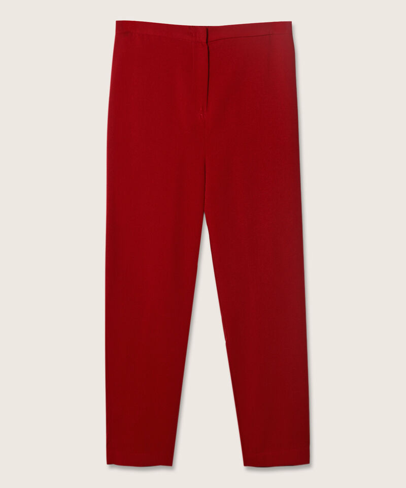 Pantalón Recto Unicolor