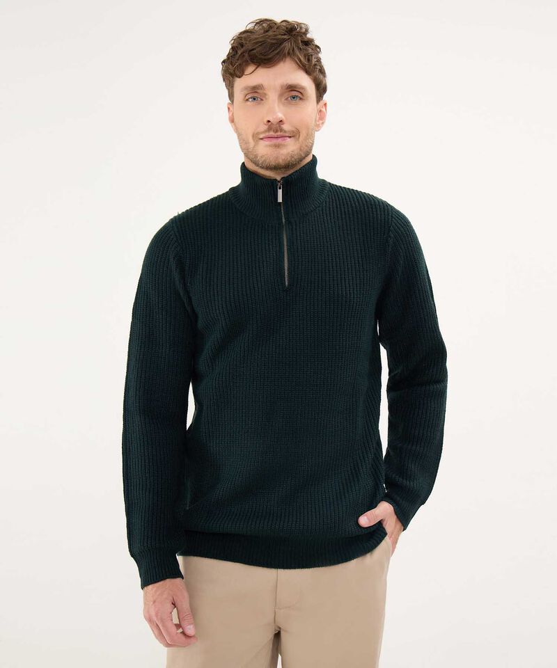Saco Tejido Cuello Alto