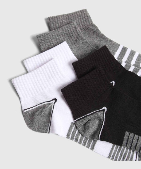 Pack X3 Medias Tobilleras Estampadas image number null