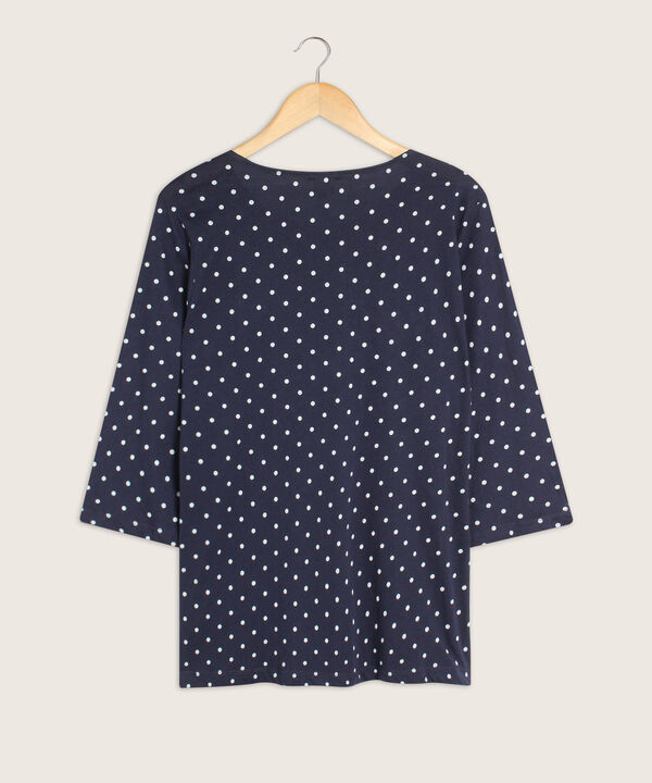 Camiseta Estampada Manga 3/4