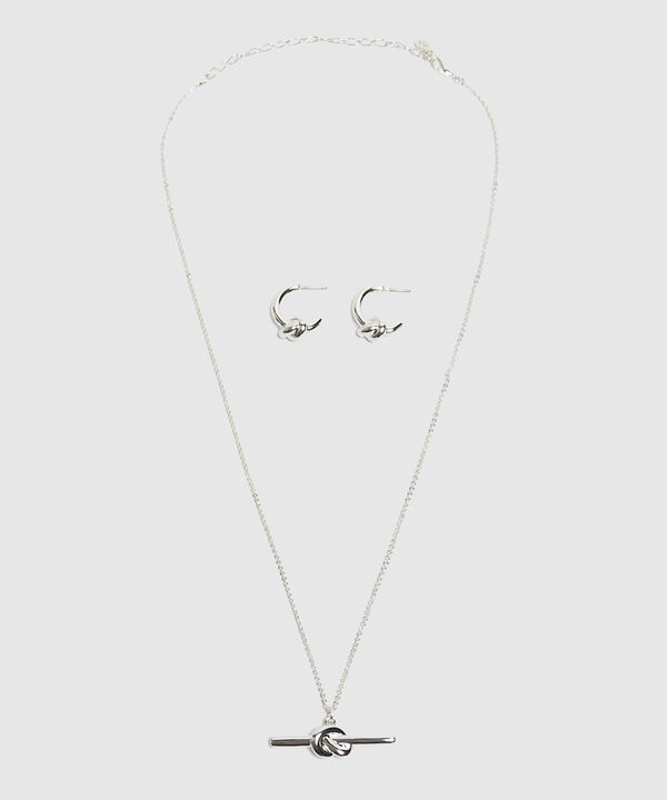 Set De Collar Y Aretes Mujer image number null
