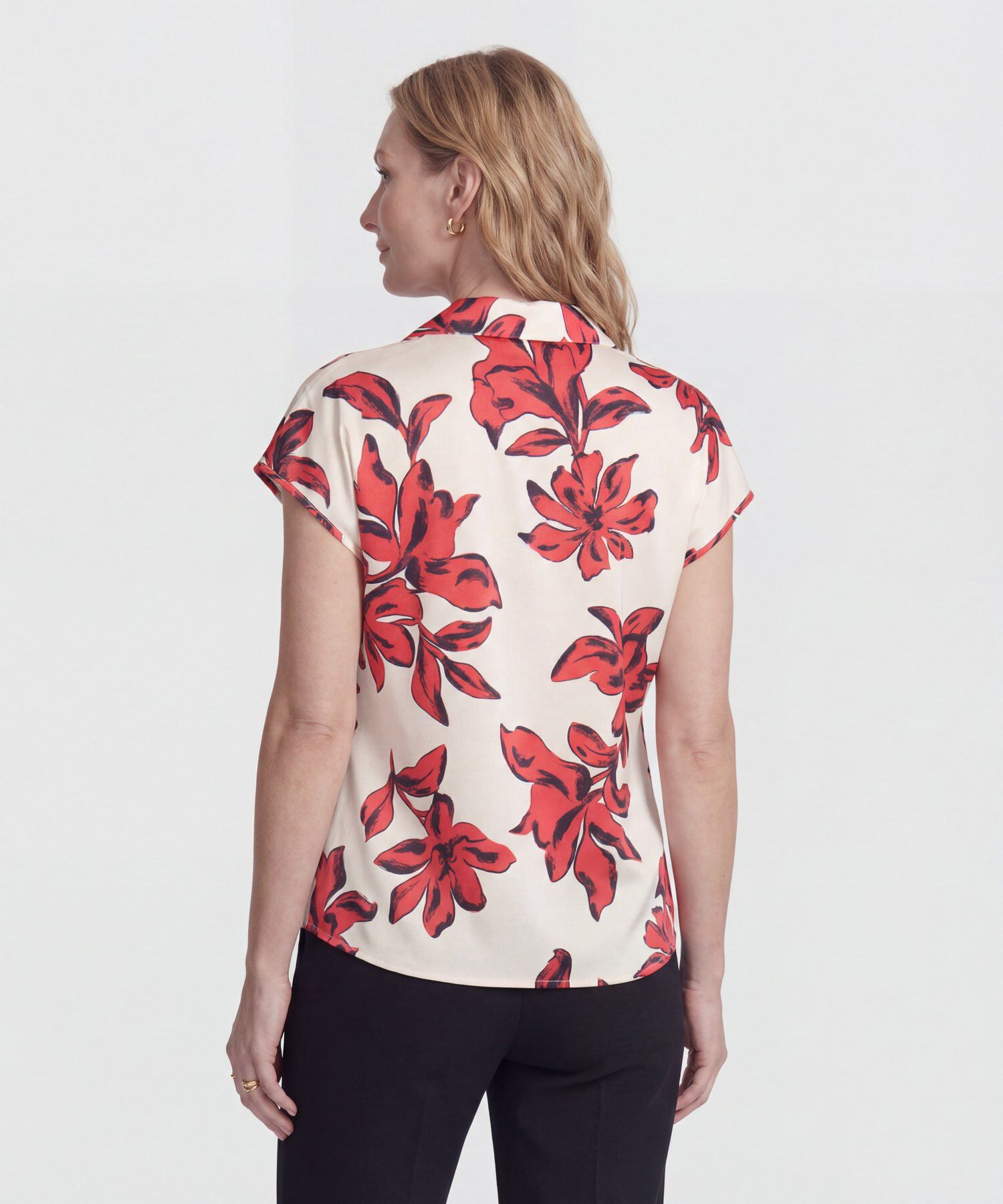 Blusa Manga Corta Estampada 