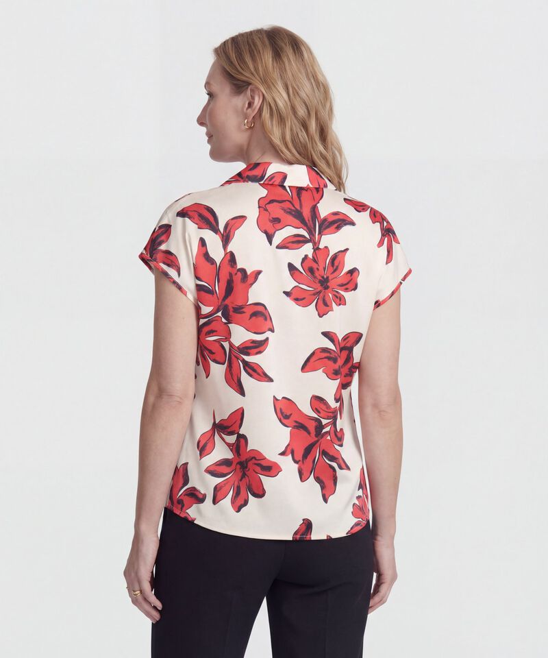 Blusa Manga Corta Estampada 