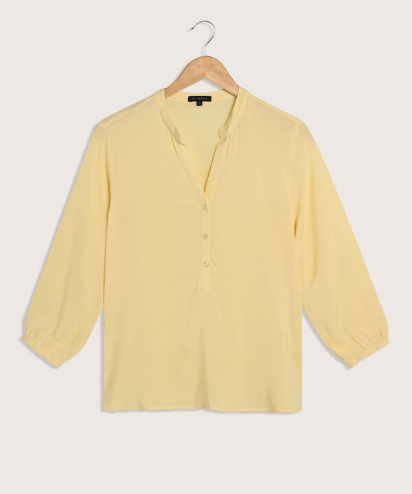 Blusa Manga 3/4 Unicolor image number null
