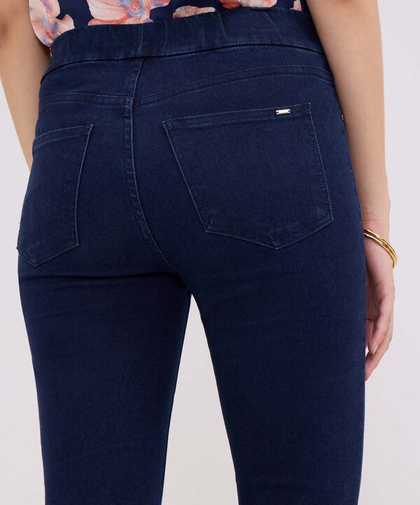 Jean Jegging Flare Azul Oscuro