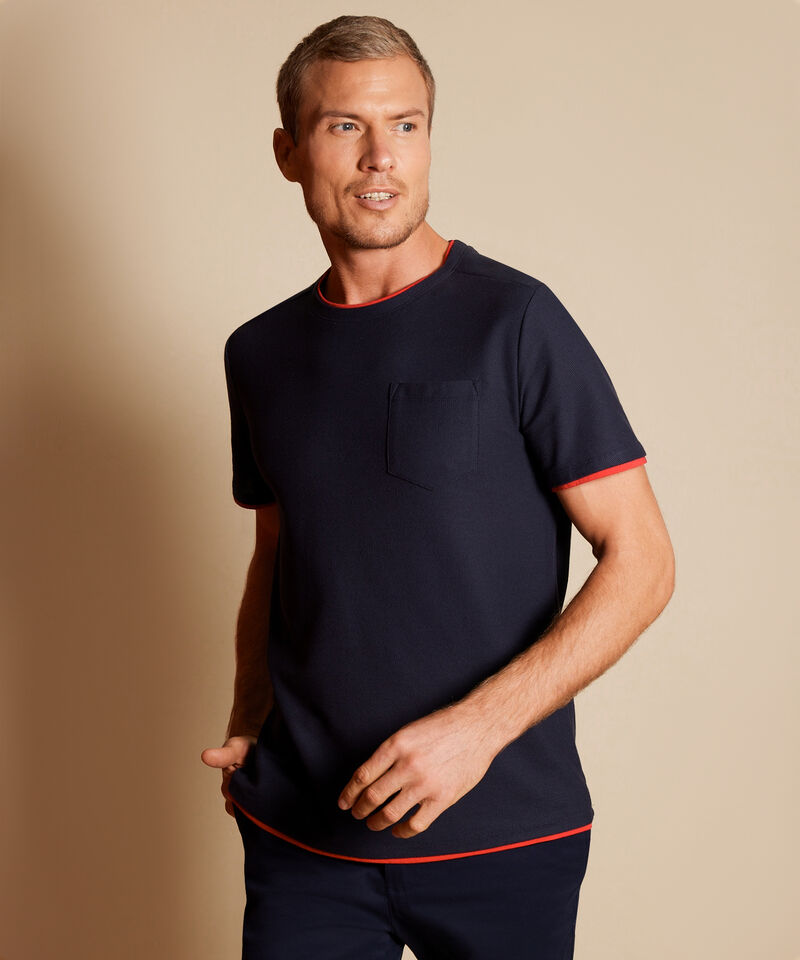 Camiseta Cuello Redondo Unicolor