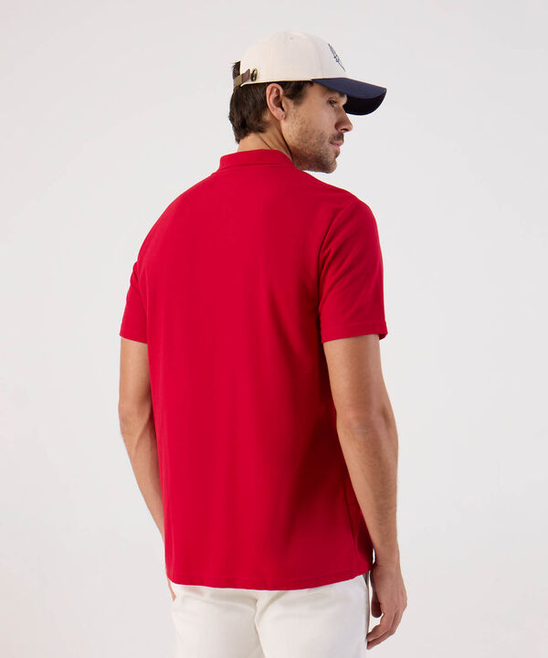Polo Unicolor Con Bolsillo 