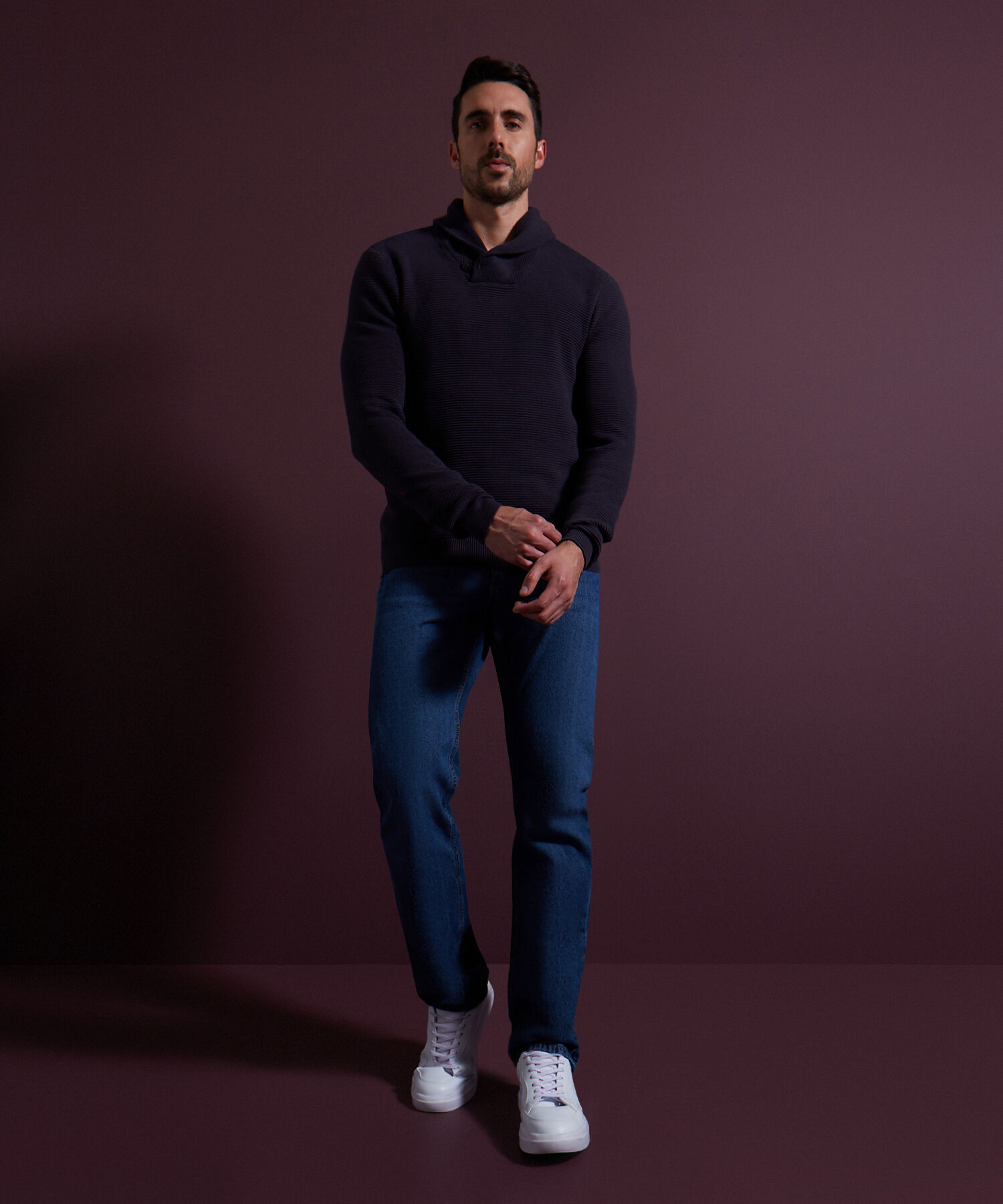 Saco Cuello Shawl Neck