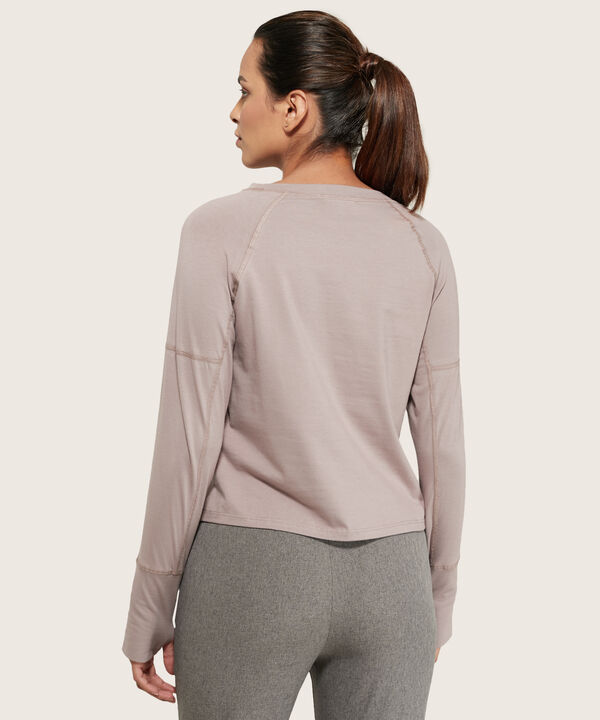 Buzo De Mujer, Cuello Redondo, Manga Rodada, Con Estampado Gráfico
