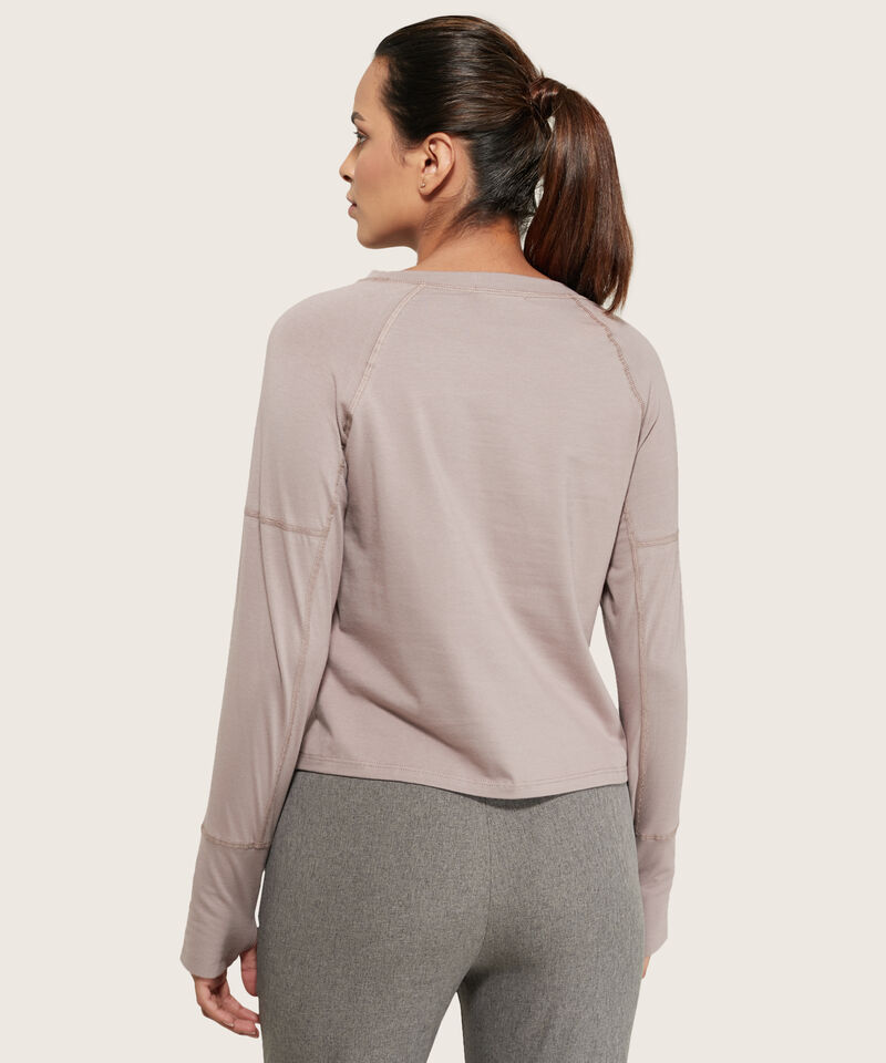 Buzo De Mujer, Cuello Redondo, Manga Rodada, Con Estampado Gráfico