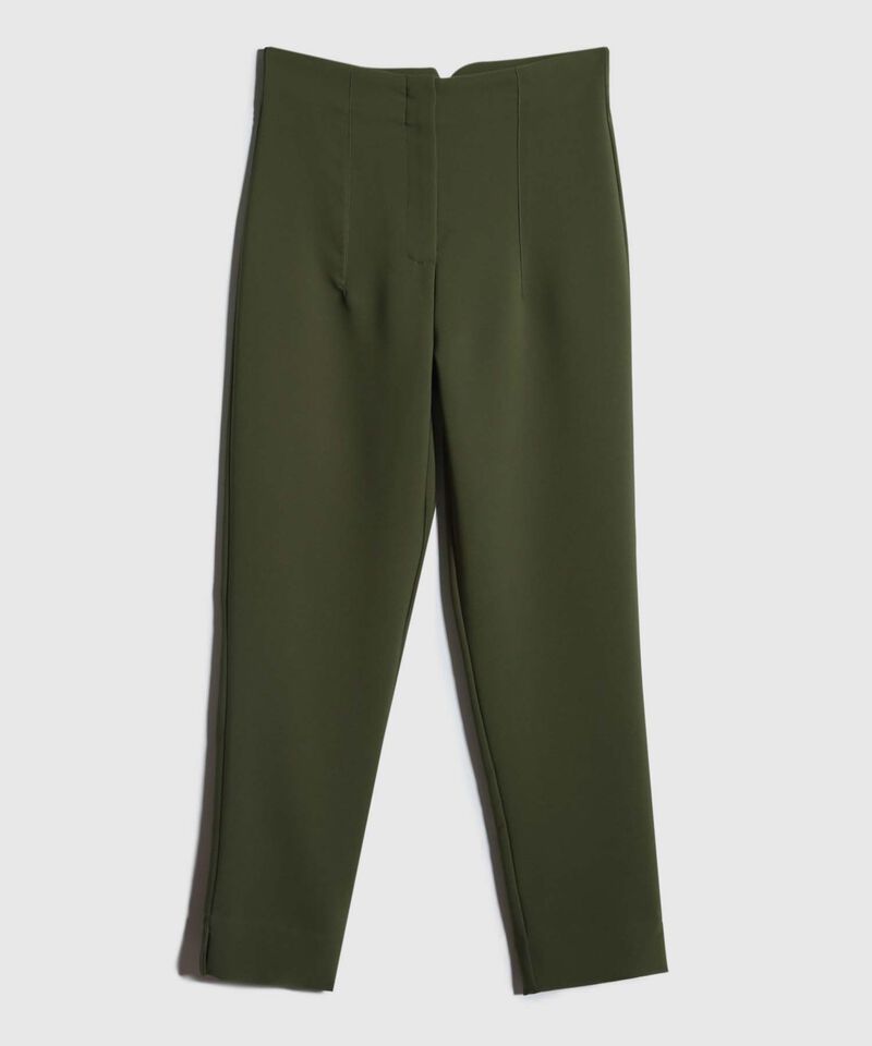 Pantalon Tiro Alto Unicolor