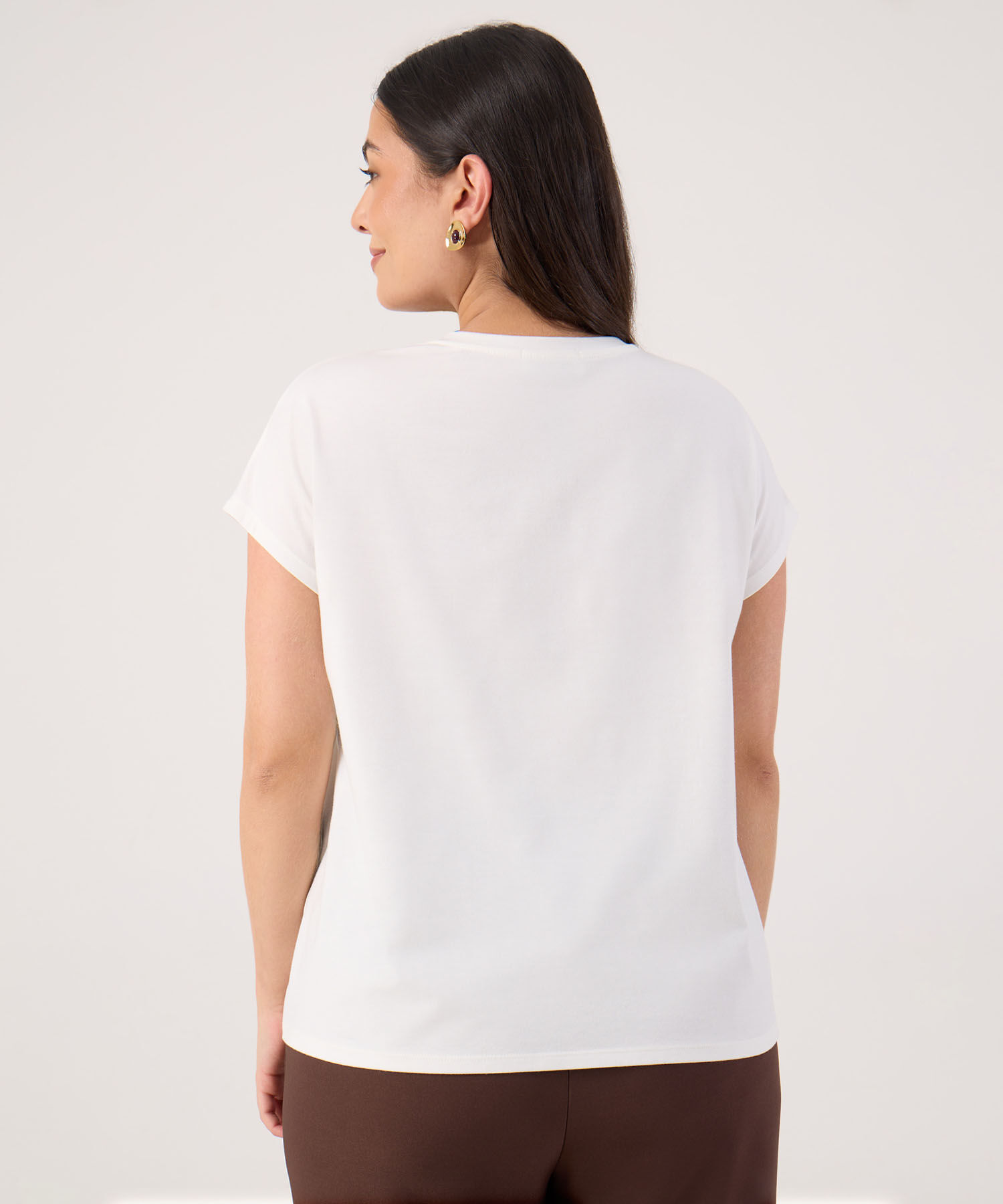 Camiseta Texturizada Para Mujer Curvy