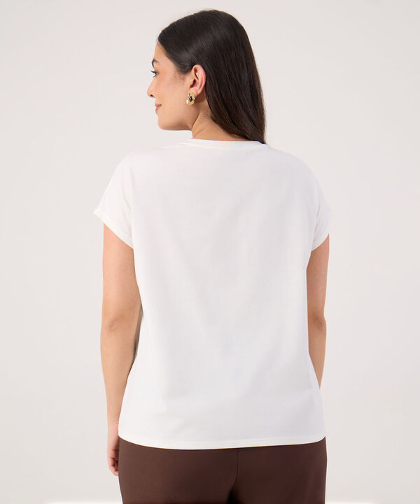 Camiseta Texturizada Para Mujer Curvy