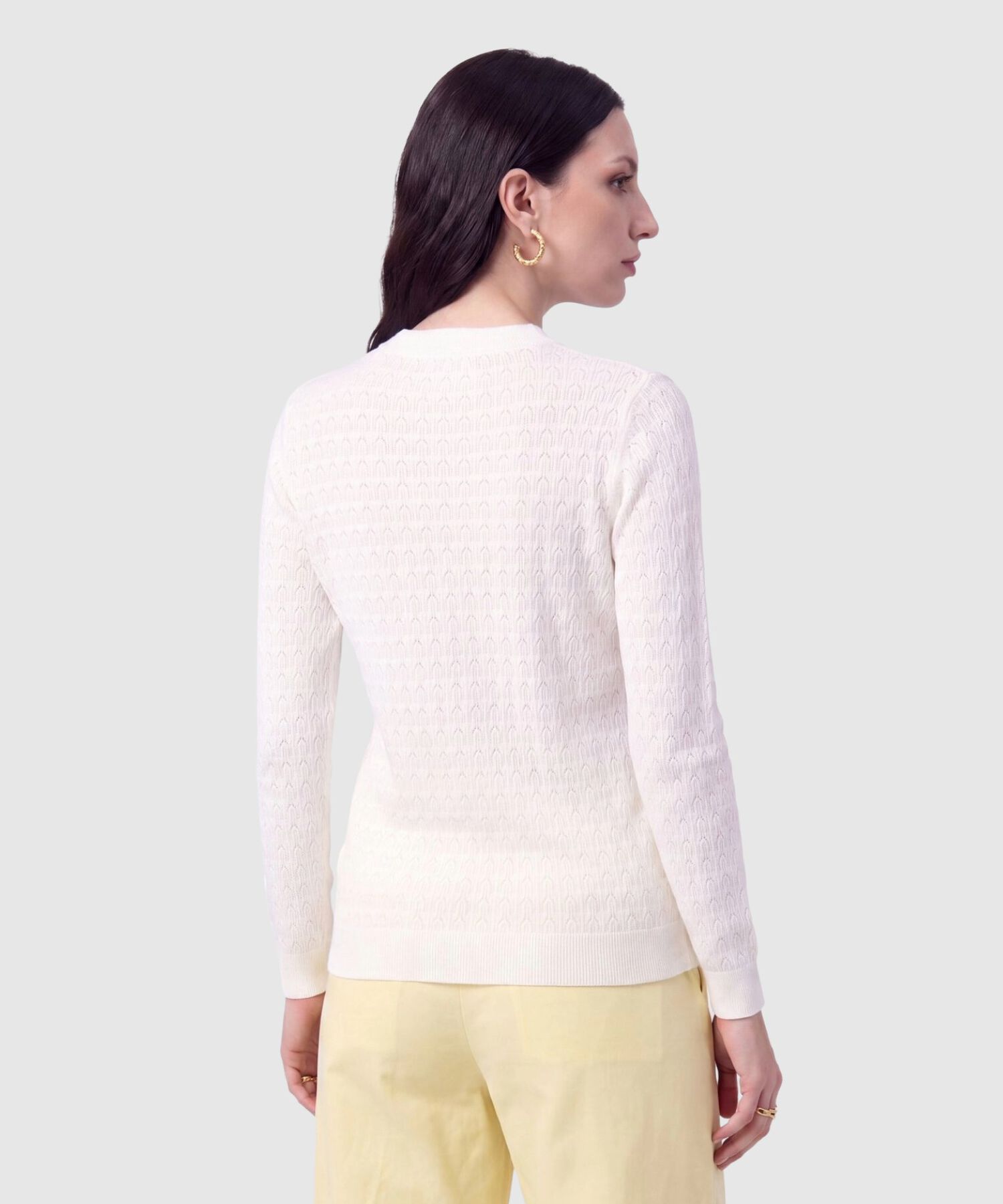 Saco de Punto Calado para Mujer