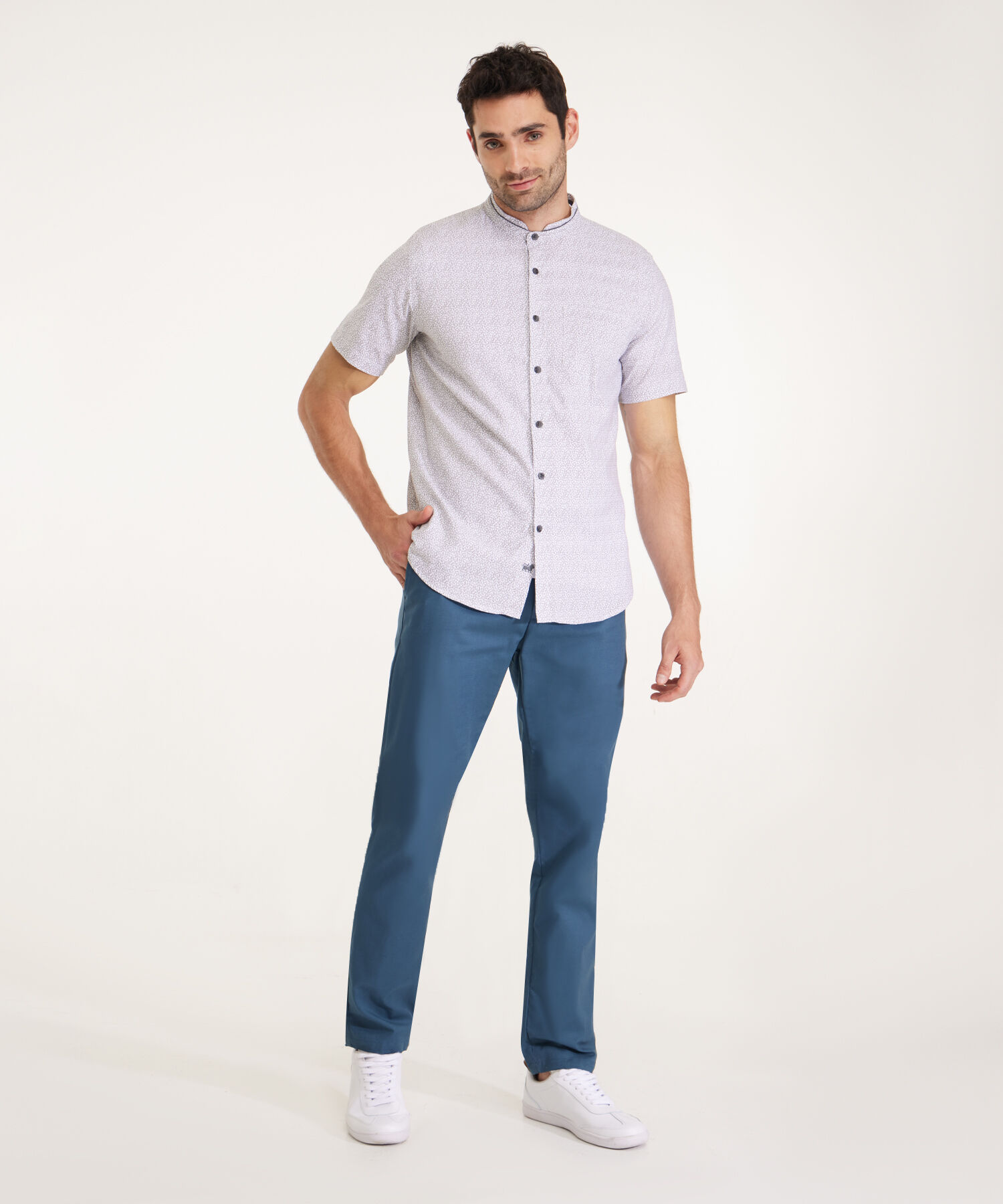 Camisa Manga Corta Estampada
