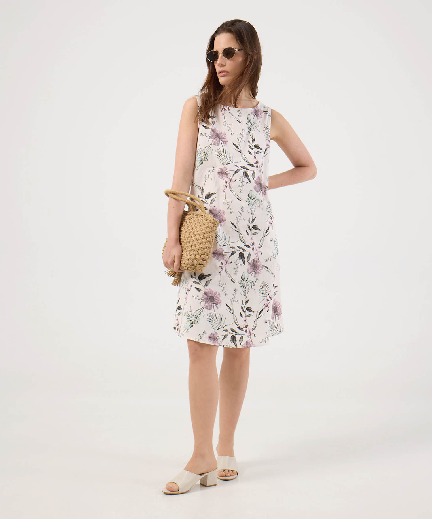 Vestido Corto Estampado