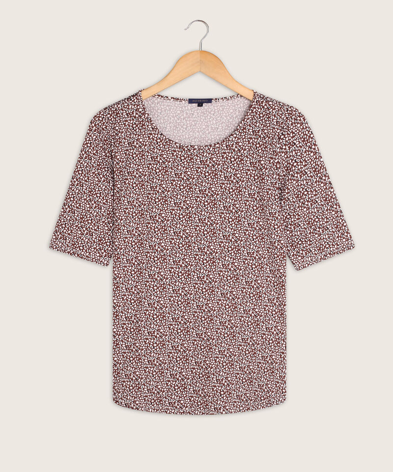 Camiseta Manga 3/4  Cuello Redondo