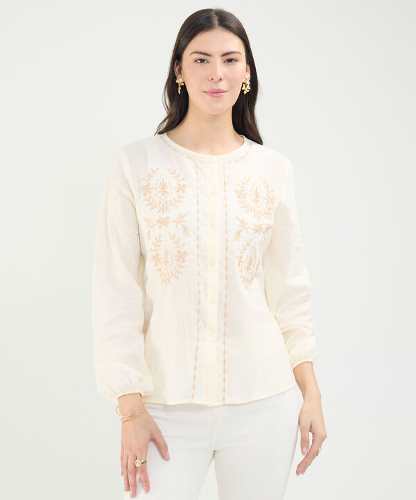 Blusa Bordado Botánico image number null