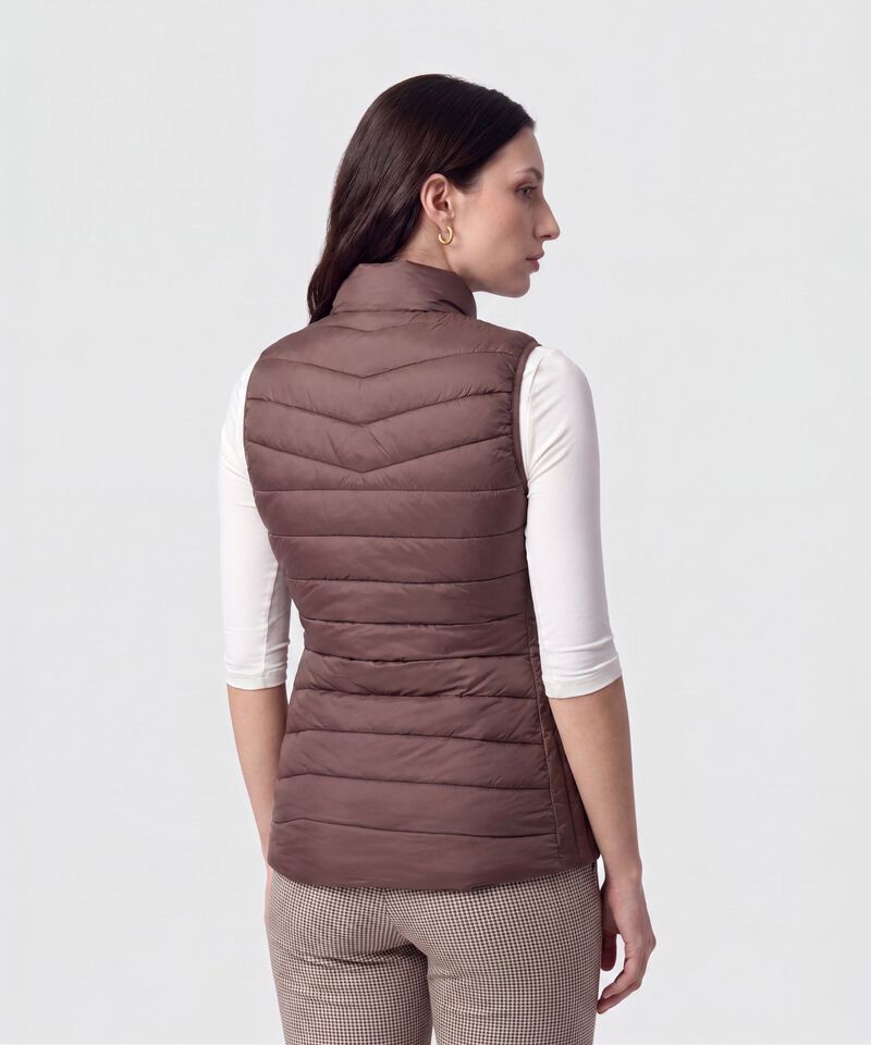 Chaleco Acolchado con Cierre para Mujer
