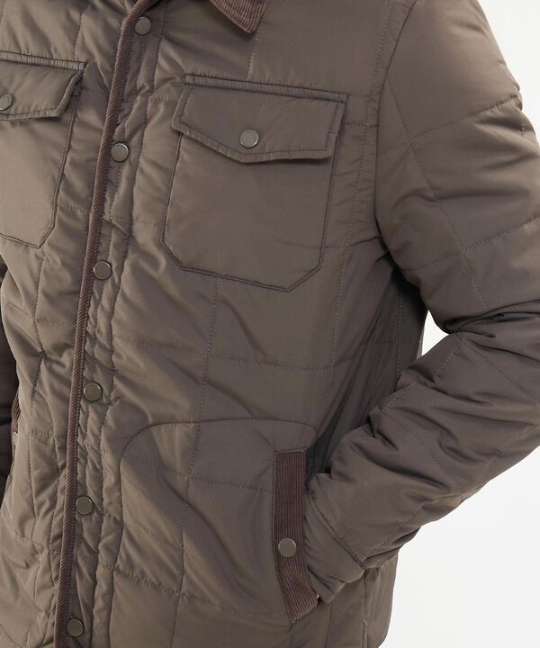 Chaqueta Acolchada Con Detalles En Pana image number null