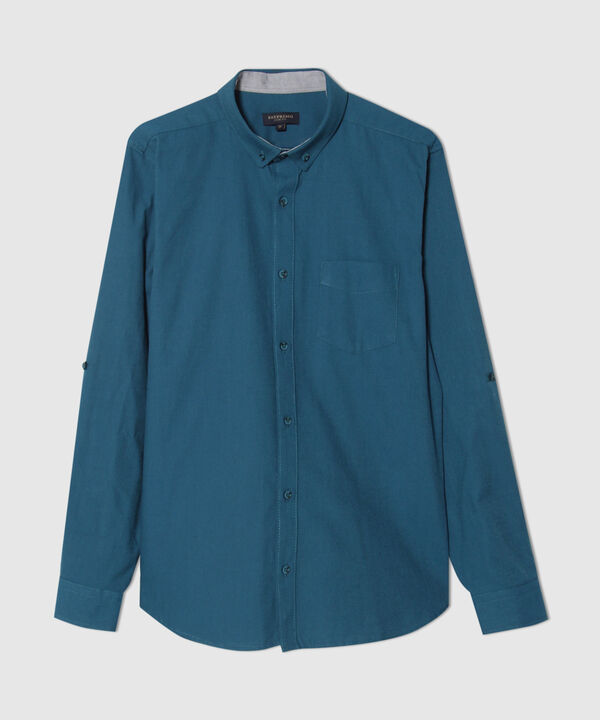Camisa Manga Larga Unicolor