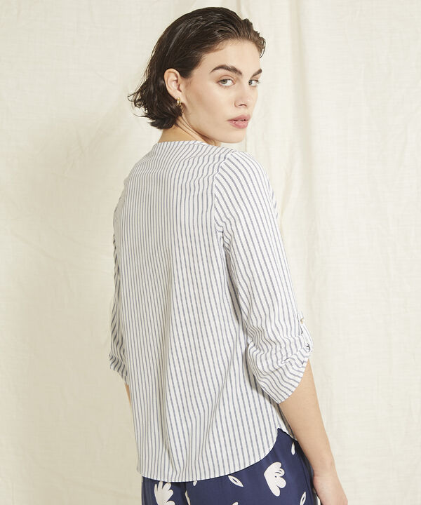 Blusa Manga 3/4 Estampada