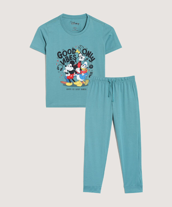 Pijama Manga Larga Estampada Para Niños image number null