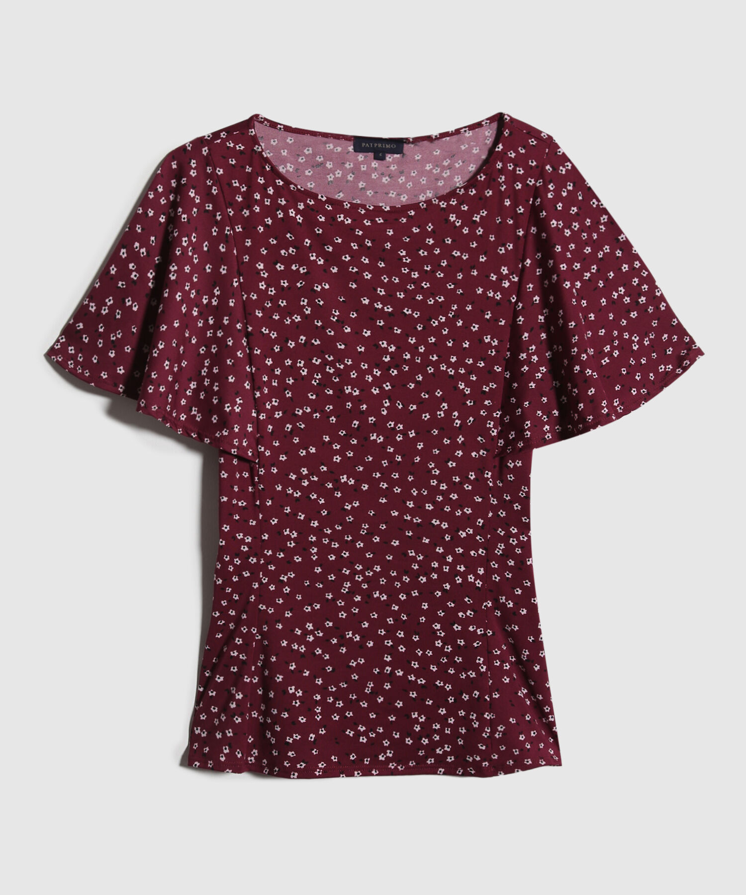 Camiseta Estampada Cuello Redondo
