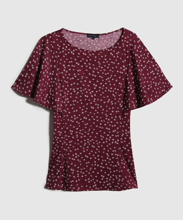 Camiseta Estampada Cuello Redondo