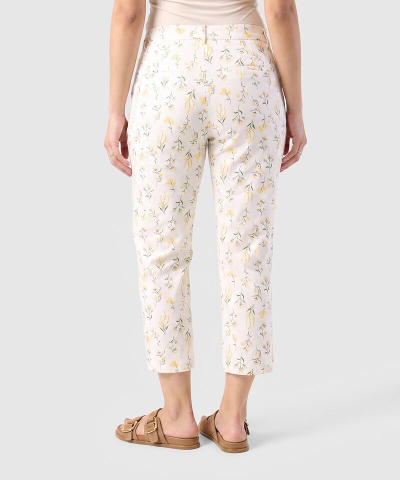 Pantal&oacute;n Capri Unicolor Para Mujer
