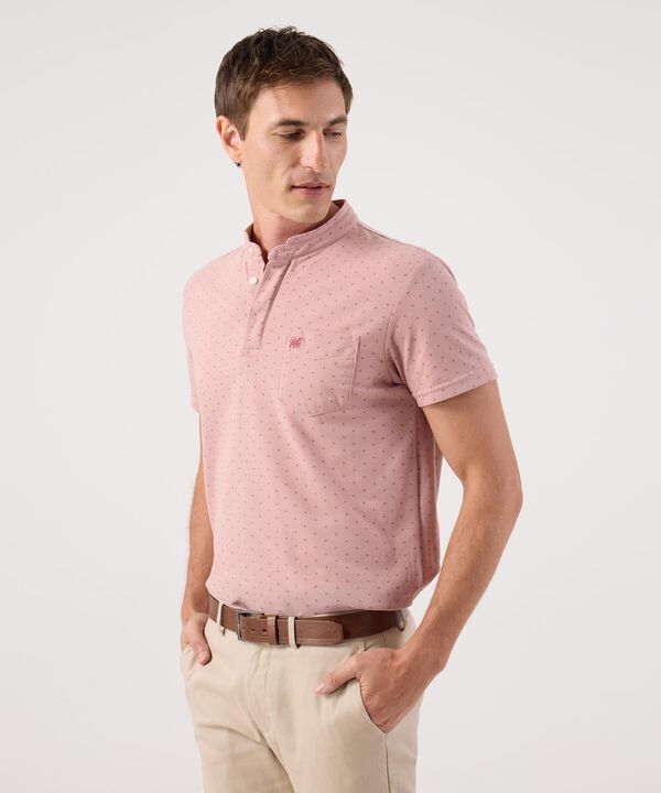 Polo Estampada Con Bolsillo image number null