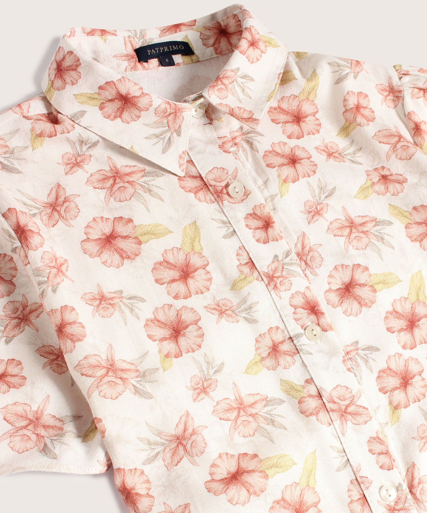Vestido Estampado Camisero