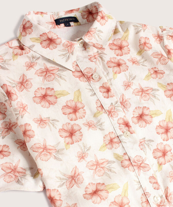 Vestido Estampado Camisero