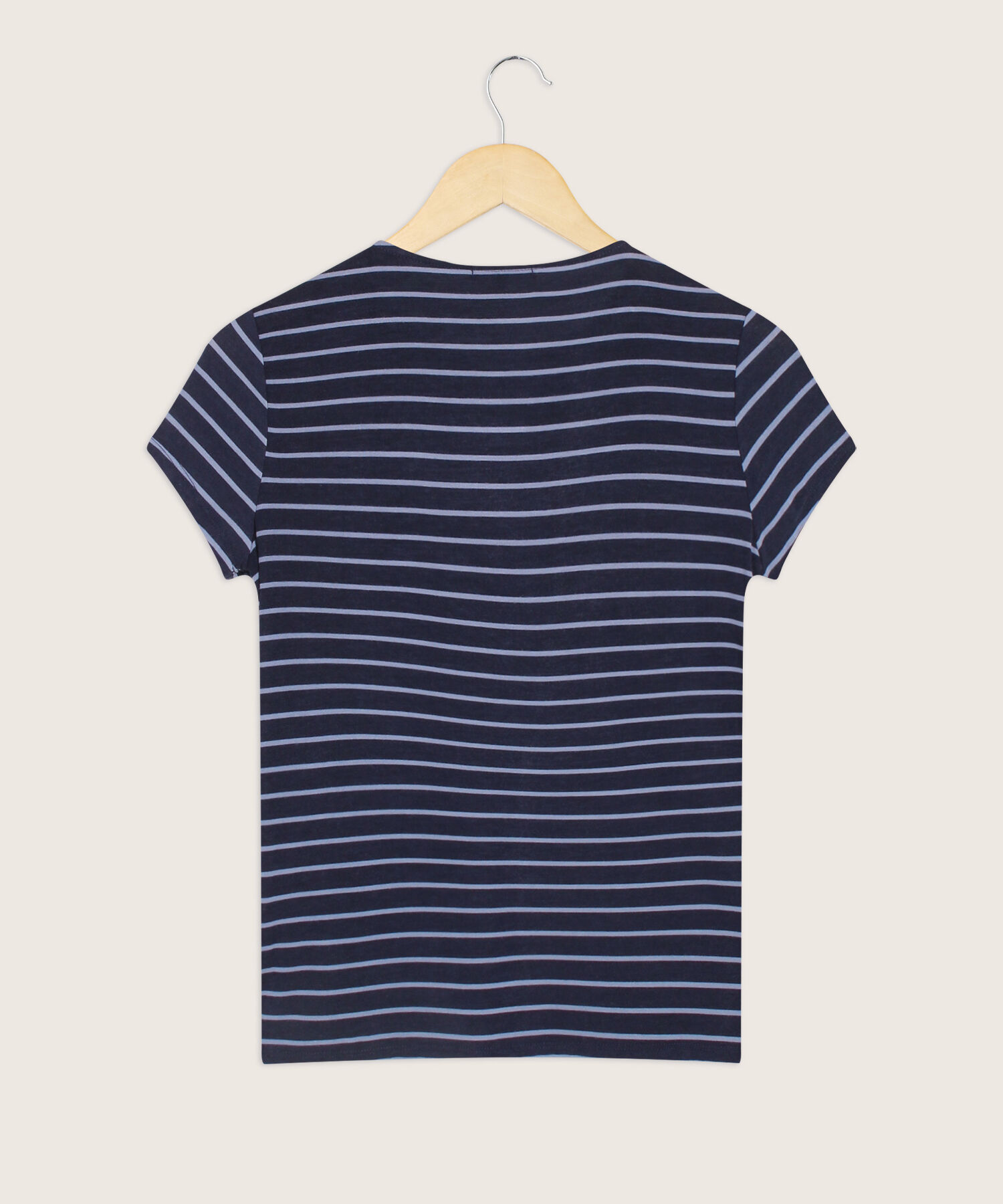 Camiseta Escote Redondo Negro
