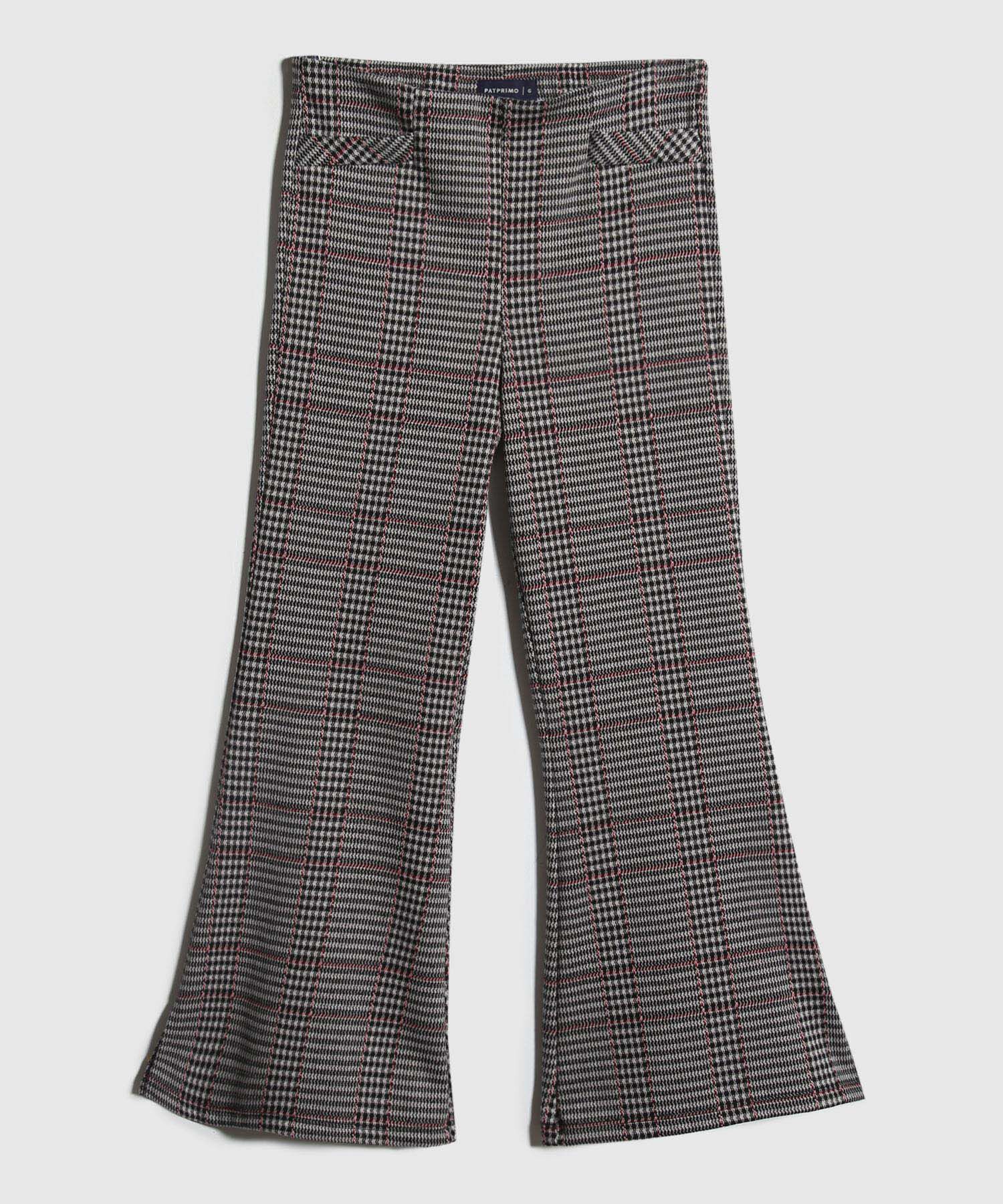 Leggins Tipo Flare Preteñido Con Ribete En Costados Y Pretina Invisible