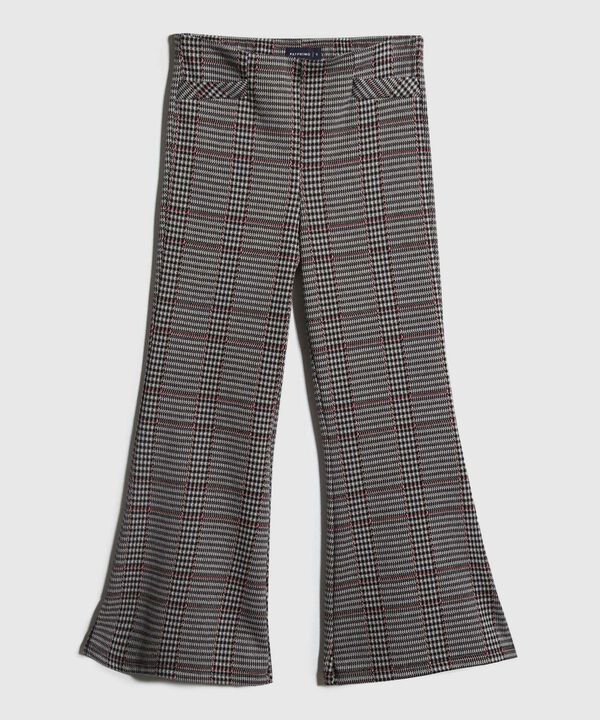 Leggins Tipo Flare Preteñido Con Ribete En Costados Y Pretina Invisible